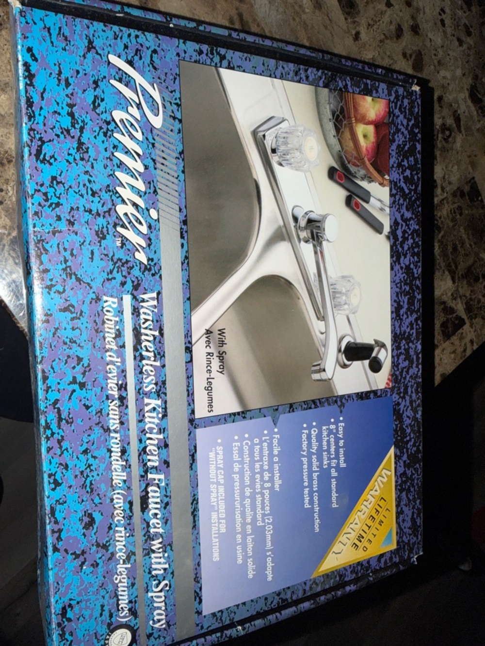 Rancher Washerless Kitchen Faucet with Spray - Chrome